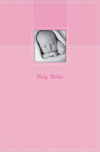 NIV Baby Keepsake Bible Pink Duo-Tone - ZonderKidz